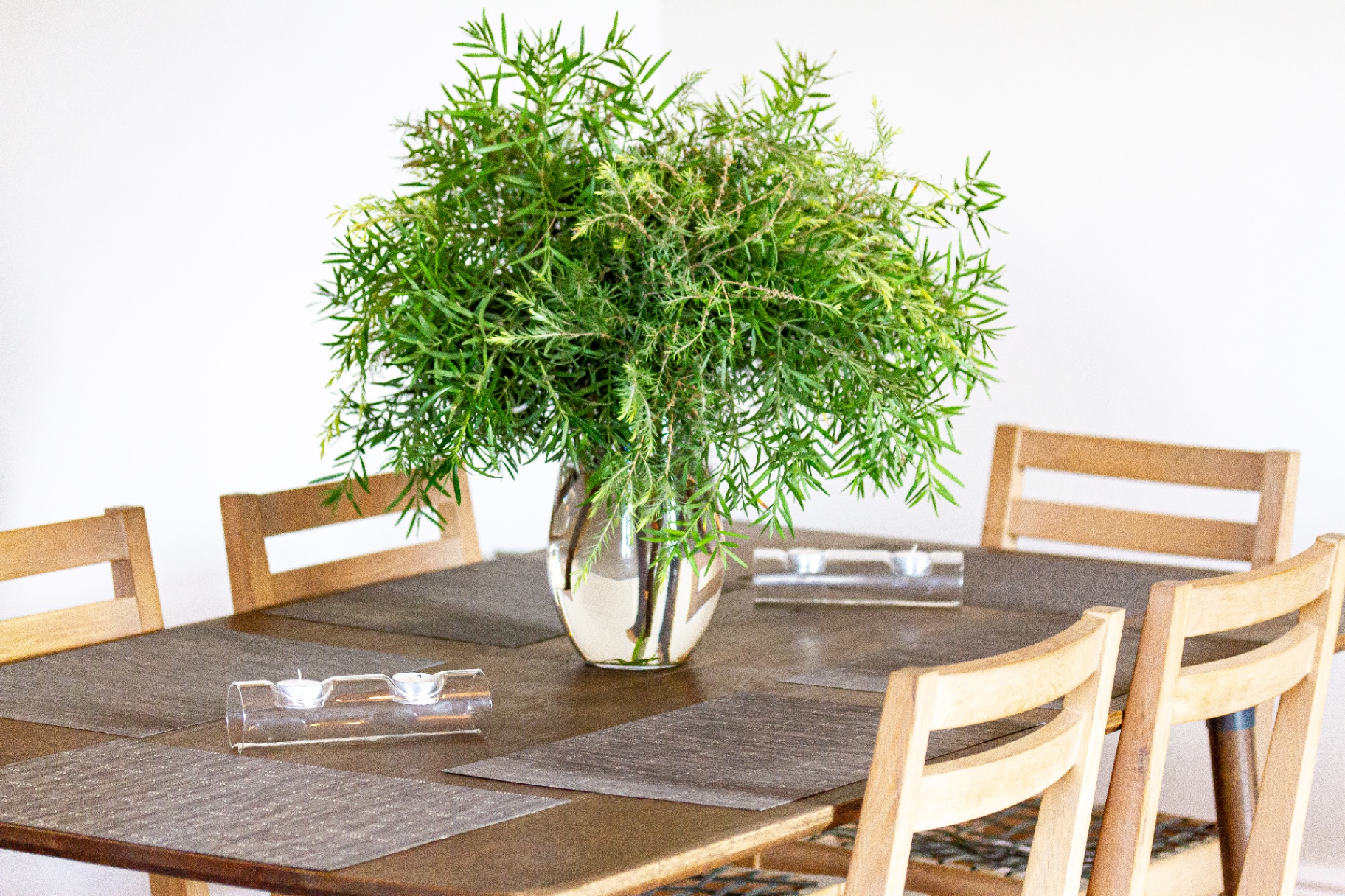 Old Mill Suite dining table set for guests